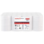 Asciugamani in rotolo Centrefeed - 215 mm x 69 mt - diametro 14,5 cm - 2 veli - 17 gr - 189 strappi - goffratura micro - bianco - Pa pernet