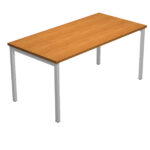 Scrivania Easy Plus - lineare - 120 x 80 x 72,5 cm - noce chiaro