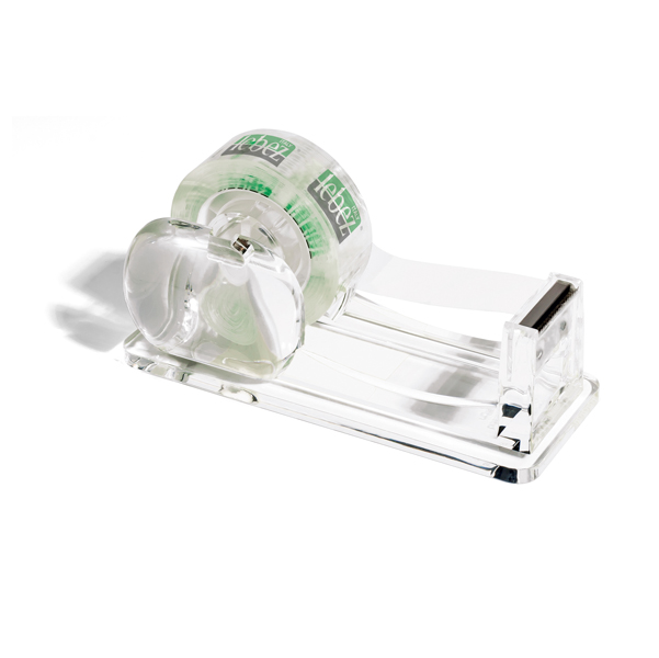 MD_77655 Dispenser da tavolo - per nastri adesivi 33 m - trasparente - Lebez - immagine 1
