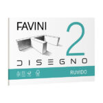 Album Favini 2 - 33 x 48 cm - 110 gr - 10 fogli - ruvido - Favini