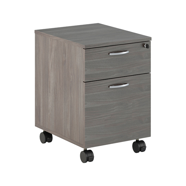 MD_79932 Cassettiera Easy - 1 cassetto + 1 classificatore - con ruote - 41,8 x 52 x 59,5 cm - frassino toscano - immagine 1