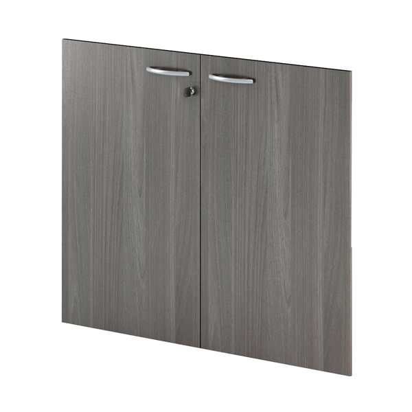 MD_79936 Coppia ante Easy - per mobile contenitore basso - 80 x 67 cm - spessore 18 mm - melaminico - frassino toscano - immagine 1