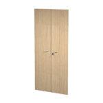Coppia ante Easy - per mobile contenitore alto - 80 x 175 cm - spessore 18 mm - melaminico - frassino toscano