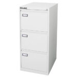 Classificatore Kubo - per cartelle sospese - 3 cassetti - 46 x 62 x 101 cm - bianco - Bertesi