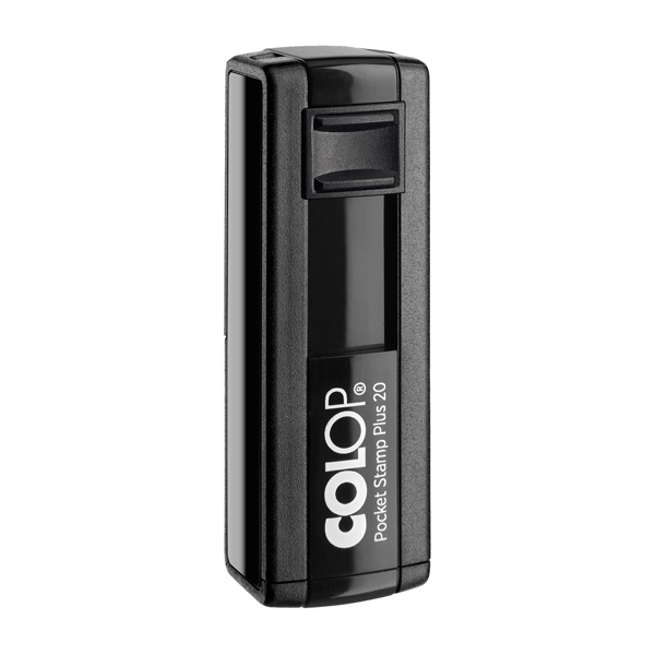 MD_80450 Timbro Pocket Stamp Plus 20 - 14 x 38 mm - 4 righe - autoinchiostrante - nero - Colop - immagine 1