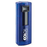 Timbro Pocket Stamp Plus 30 - 18 x 47 mm - 5 righe - autoinchiostrante - blu indaco- Colop