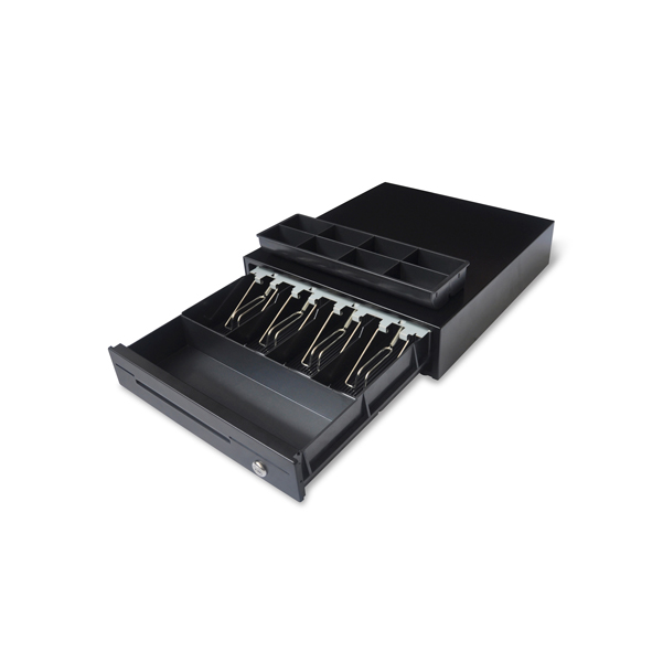 MD_80540 Cassetto portadenaro KE350 - 35 x 40,5 x 9 cm - nero - Iternet - immagine 1