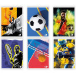 Maxiquaderno Sport fantasia - A4 - 5mm c/margine - 40+2 fogli - 80gr - BM