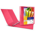 Raccoglitore personalizzabile Myto TI - 22 x 30 cm - 4 anelli a D 30 mm - dorso 4 cm - rosso - Sei Rota