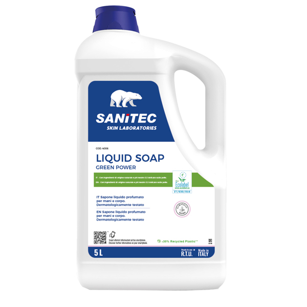 MD_82777 Sapone liquido Green Power - 5 L - floreale - Sanitec - immagine 1