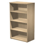Mobile contenitore Agorà - medio a giorno - 80 x 45 x 136 cm - rovere