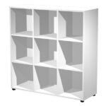 Contenitore Maxi Rainbow - 9 caselle a giorno - 119 x 40 x 120,6 cm - bianco