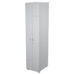 Armadio guardaroba - 2 ante - 40 x 52 x 185 cm - grigio