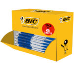 Penne a sfera a scatto Atlantis Classic - punta 1,0mm - blu  - Bic - conf. 30 + 6 pezzi