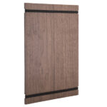 Portamenù Tablet con elastici - 32 x 22 cm - legno di noce - Securit