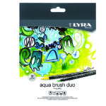 Pennarelli Aqua Brush Duo - punte 2,00 - 4,00 mm - Lyra - astuccio 36 pezzi