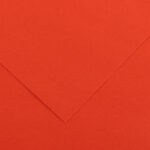Foglio Colorline - 70x100 cm - 220 gr - rosso vivo - Canson
