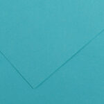 Foglio Colorline - 70x100 cm - 220 gr - blu turchese - Canson