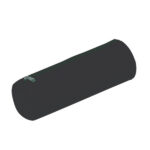 Astuccio Tombolino Basic con cerniera - 22x8Ø8cm - nero - Pagna