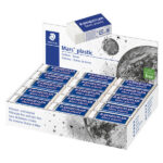 Gomma Mars Plastic - 43x19x13mm - bianca - Staedtler - conf. 30 pezzi