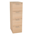 Classificatore - 4 cassetti - 49 x 55 x 141,2 cm - faggio