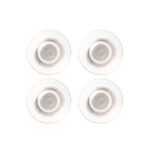 Magneti extraforti - diametro 3,2 cm - trasparente - Nobo - blister 4 pezzi