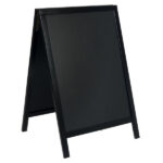 Lavagna a cavalletto - 54,5 x 85 x 44 cm - nero - Securit
