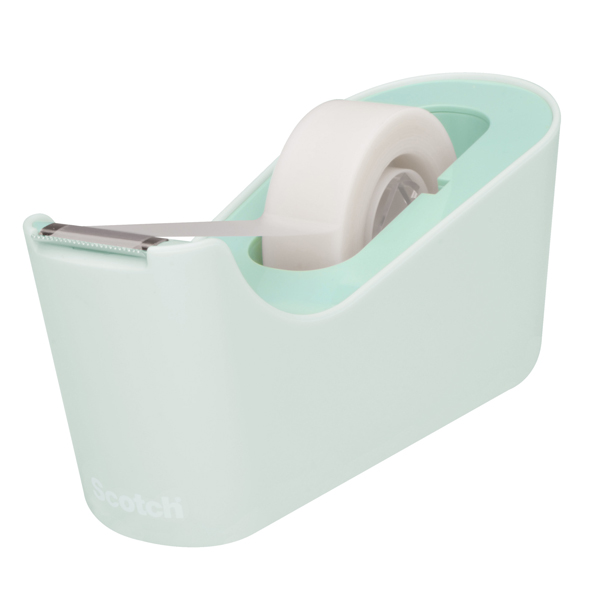 MD_87201 Dispenser da tavolo Magic C 18 - per nastri 33 m - 1 rotolo magic incuso - menta - Scotch - immagine 1