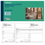 Blocco ricevute/fatture affitto madre-figlia - 100 pagine - 10 x 21,5 cm - DU160200000 - Data Ufficio