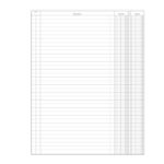 Registro Entrate-Uscite - 100 pagine - 31 x 24,5 cm - DU135800000 - Data Ufficio