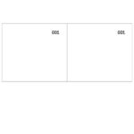 Blocco scontrino 2 sezioni - 100 copie numerate - bianco - 5,8 x 13 cm - DU160000010 - Data Ufficio