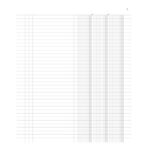 Registro inventari a 3 colonne - 96 pagine - 31 x 24,5 cm - DU135100000 - Data Ufficio