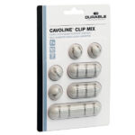 Mix Clip Cavoline fermacavi - adesivi - grigio - Durable - conf. 7 pezzi