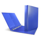Raccoglitore Nettuno - 22 x 30 cm - 4 anelli a Q 65 mm - dorso 8,5 cm - blu - Sei Rota