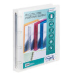 Raccoglitore personalizzabile Lumina - 22 x 30 cm - 4 anelli tondi 30 mm - PP - trasparente - Favorit
