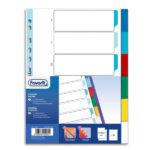 Divisori Neutri a 6 tacche - PP - A4 - colori assortiti - Favorit