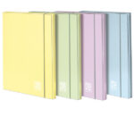 Cartella 3 lembi con elastico One Color - A4 - dorso 1 cm - colori assortiti pastello - Blasetti