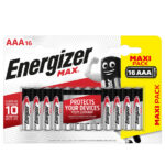 Pila ministilo AAA - 1,5V - Max alcalina - Energizer - astuccio 16 pezzi