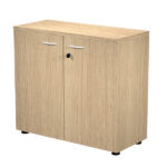Armadio modulare - basso a 2 ante battenti - 90 x 44 x 85 cm - rovere