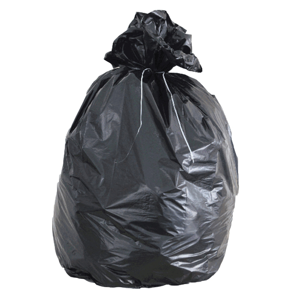 MD_89619 Sacchi - 80 x 110 cm - 130 L - 49 micron - MDPE/HDPE - nero - Rolsac - scatola 100 pezzi - immagine 1