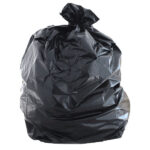 Sacchi - 90 x 120 cm - 130 L - 50 micron - MDPE/HDPE - nero - Rolsac - scatola 200 pezzi
