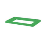 Coperchio per contenitore Bob Color - 30 x 20 x 3,5 cm - verde - Medial