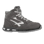 Calzatura di sicurezza Infinity S3 - pelle nabuk naturale - taglia 41 - grigio - U-Power