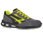 Calzatura di sicurezza Yellow S1P SRC - nylon/pelle scamosciata - grigio/giallo - taglia 44 - U-Power