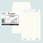 Busta a sacco Kami Strip - 16,2 x 22,9 cm - 100 gr - carta riciclata FSC - bianco - Pigna Envelopes - conf. 500 pezzi