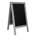 Lavagna Sandwich Nature - 131 x 72,7 x 72 cm - legno grigio - Securit