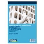 Blocco interventi a domicilio del cliente - 50/50 copie autoric. - 21,5 x 14,8 cm - DU16577C000 - Data Ufficio