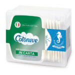 Bastoncini puliorecchie cotonati - Cotoneve - cofanetto da 200 pezzi