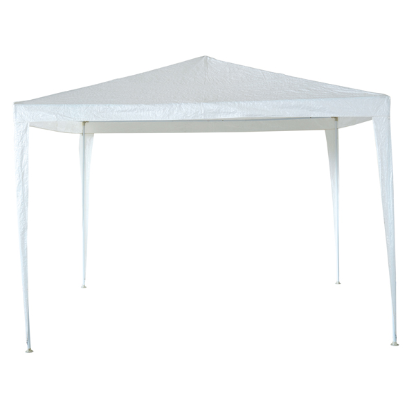 MD_91701 Gazebo Facile - 3 x 3 m - acciaio/PL - bianco - Garden Friend - immagine 1