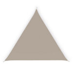 Tenda a vela triangolare ombreggiante - 3,6 x 3,6 x 3,6 m - PL - tortora - X-Robust